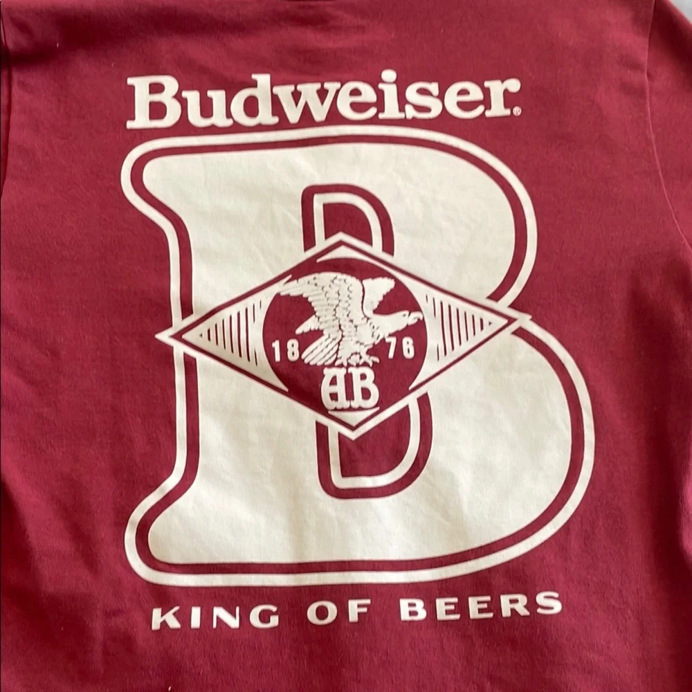 Budweiser Kids Red T-Shirt - Picture 5 of 5